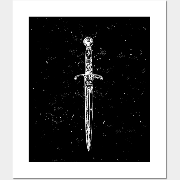 Cosmic dagger Wall Art by fainek